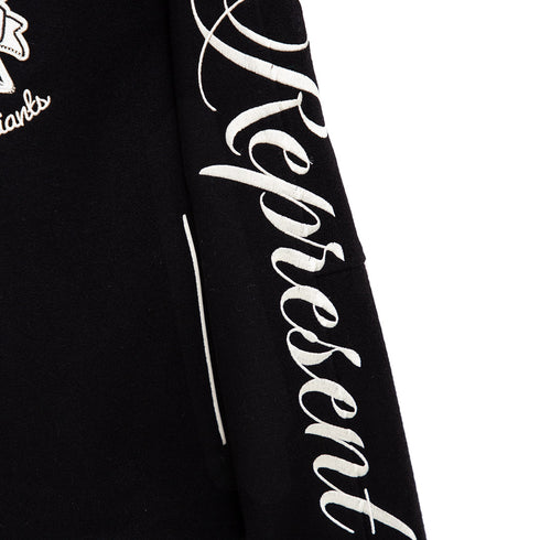 Represent Cherub Wool Varsity Jacket Jet Black W23REP_MJ1008-01 Degli Uberti